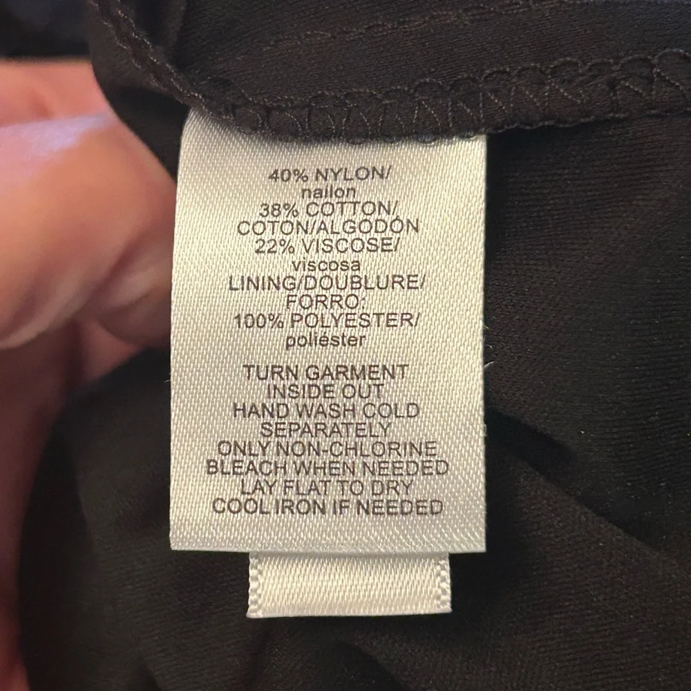 American Living Navy Floral Lace Midi Dress - Picture 7 of 8